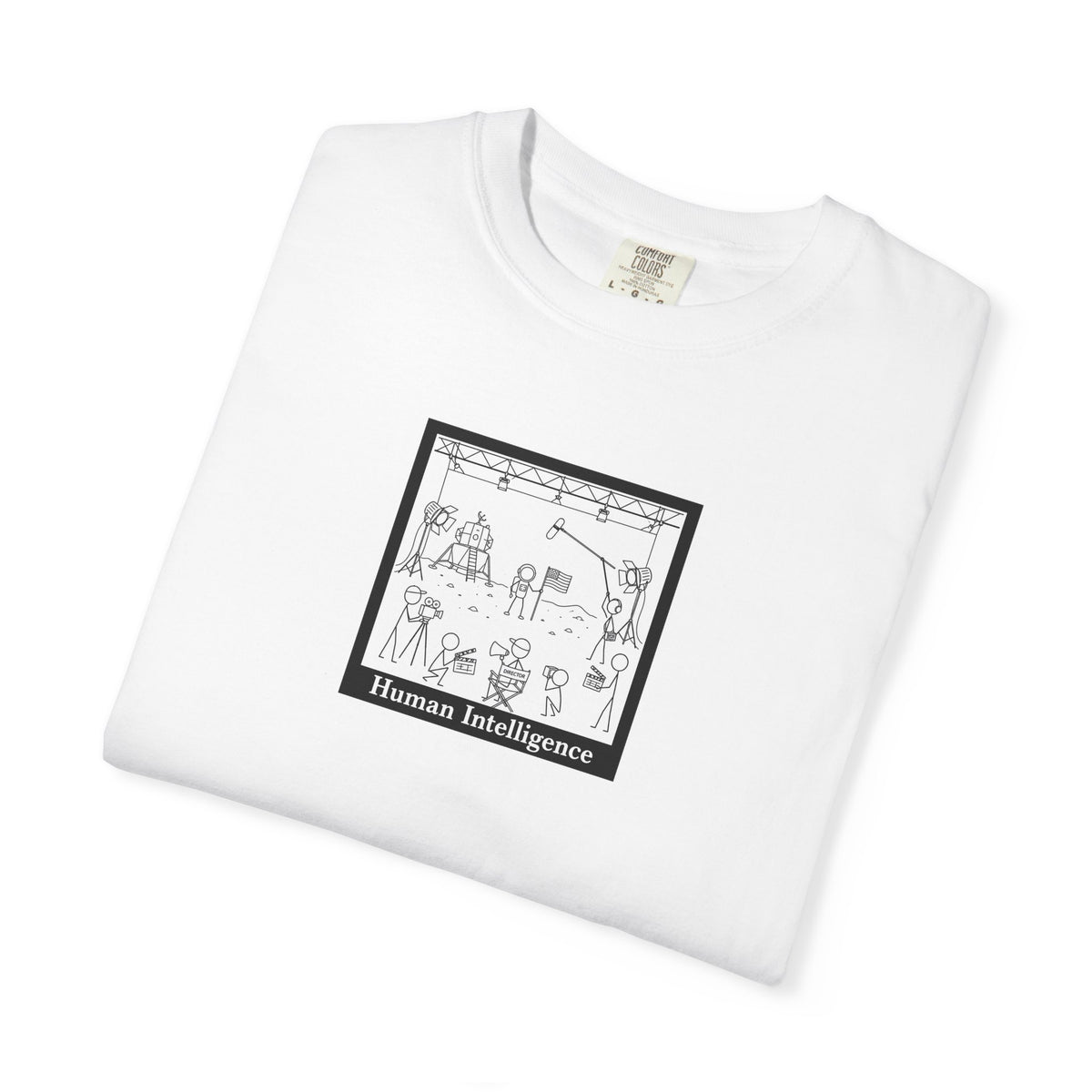 Minimalist Sketch Tee — 'Humans Into Regenerations' Graphic T-Shirt
